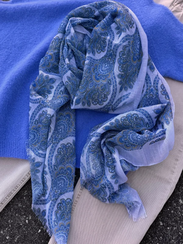 Hot 4797 smila scarf paisley Tørklæder
