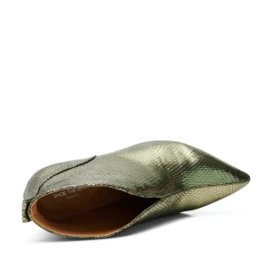 Discount STB1853 Valentine low cut snake olive Fodtøj