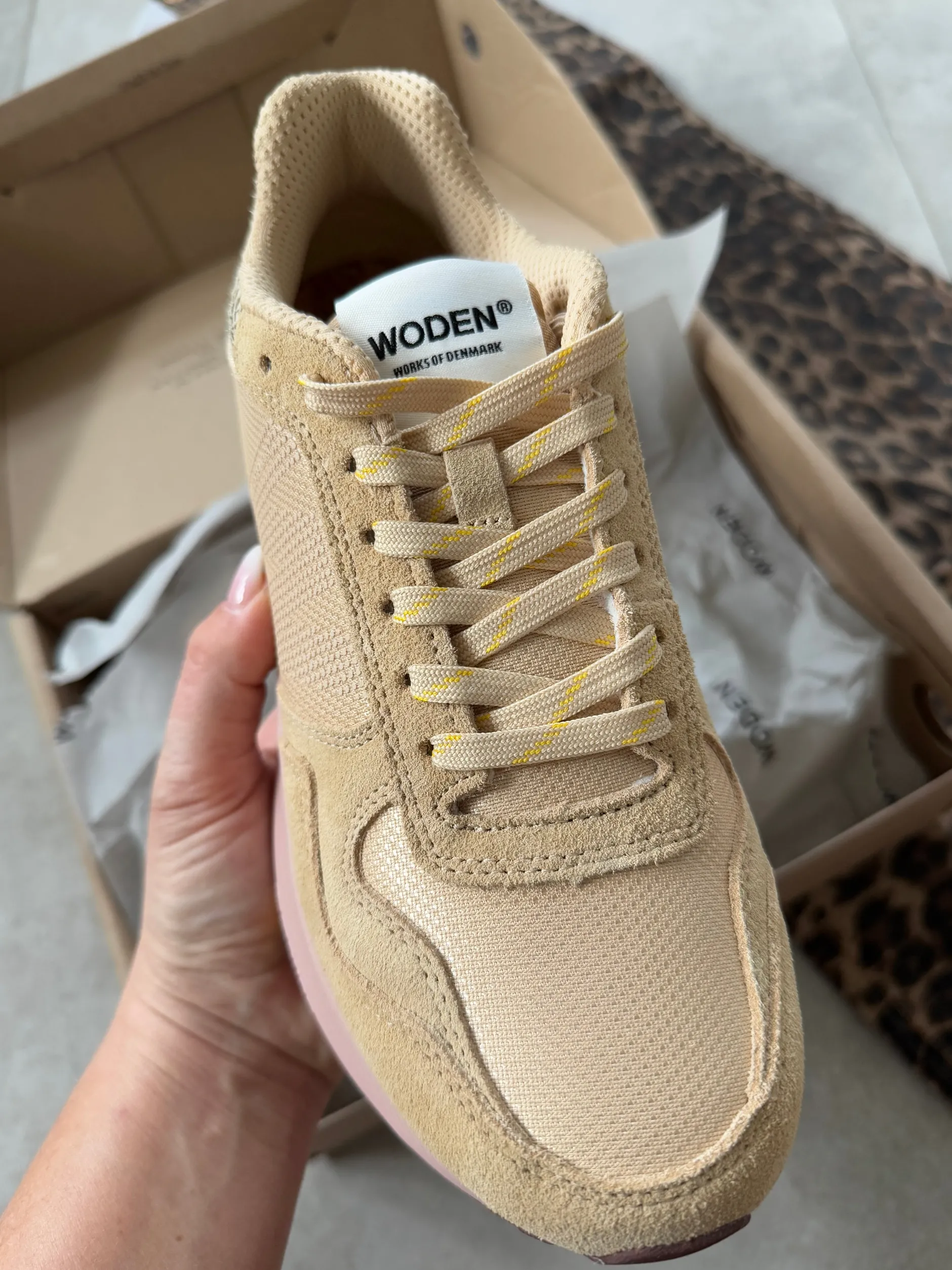 woden_wl_mathilde_runner__9.webp Clearance WL707 Mathilde runner leather Fodtøj